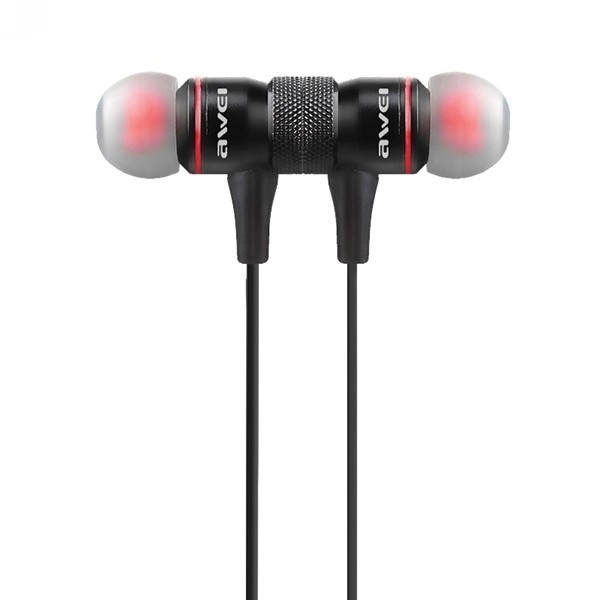 Sluchátka AWEI Wireless In-Ear  Magnetic Bluetooth A920BL black
