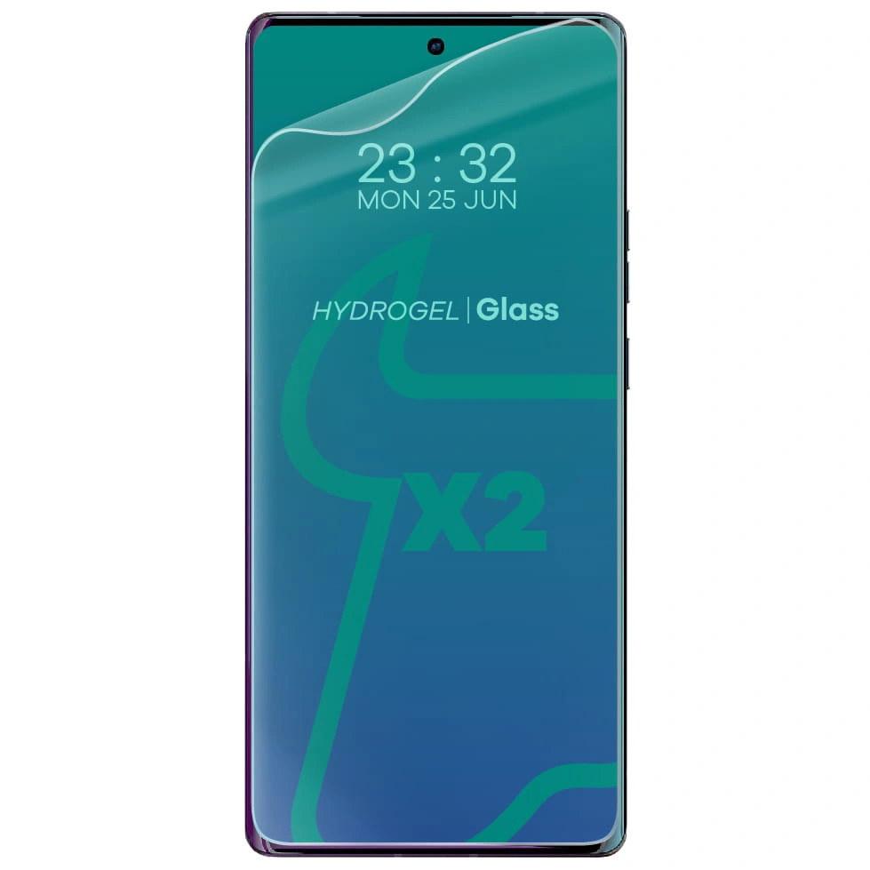 Ochranné sklo Bizon Glass Hydrogel Moto Edge 40 Pro [2 PACK]