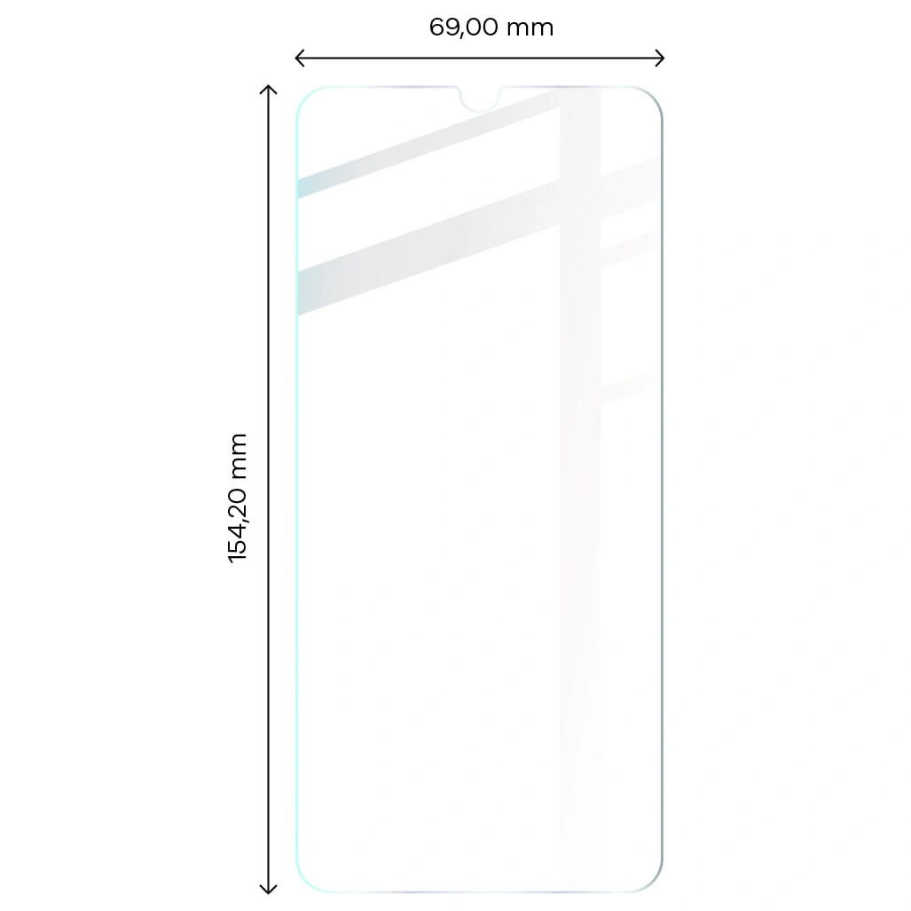 Ochranné sklo Bizon Glass Clear tempered glass - 3 pcs. + lens glass Moto E20
