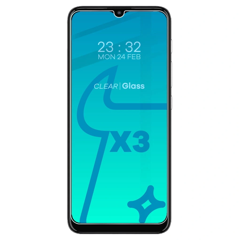 Ochranné sklo Bizon Glass Clear tempered glass - 3 pcs. + lens glass Moto E20