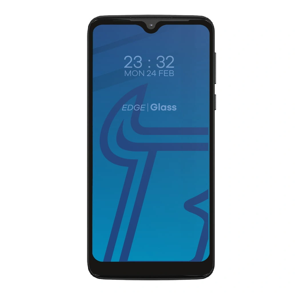 Ochranné sklo Bizon Glass Edge Moto G8 Play black