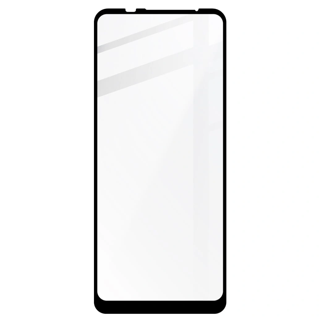 Ochranné sklo Bizon Glass Edge Moto G9 Power black