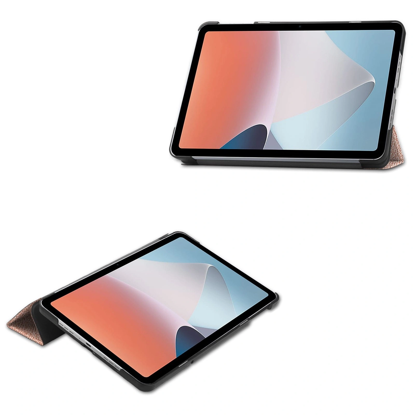Kryt Bizon Case Tab Croc OPPO Pad Air rose gold