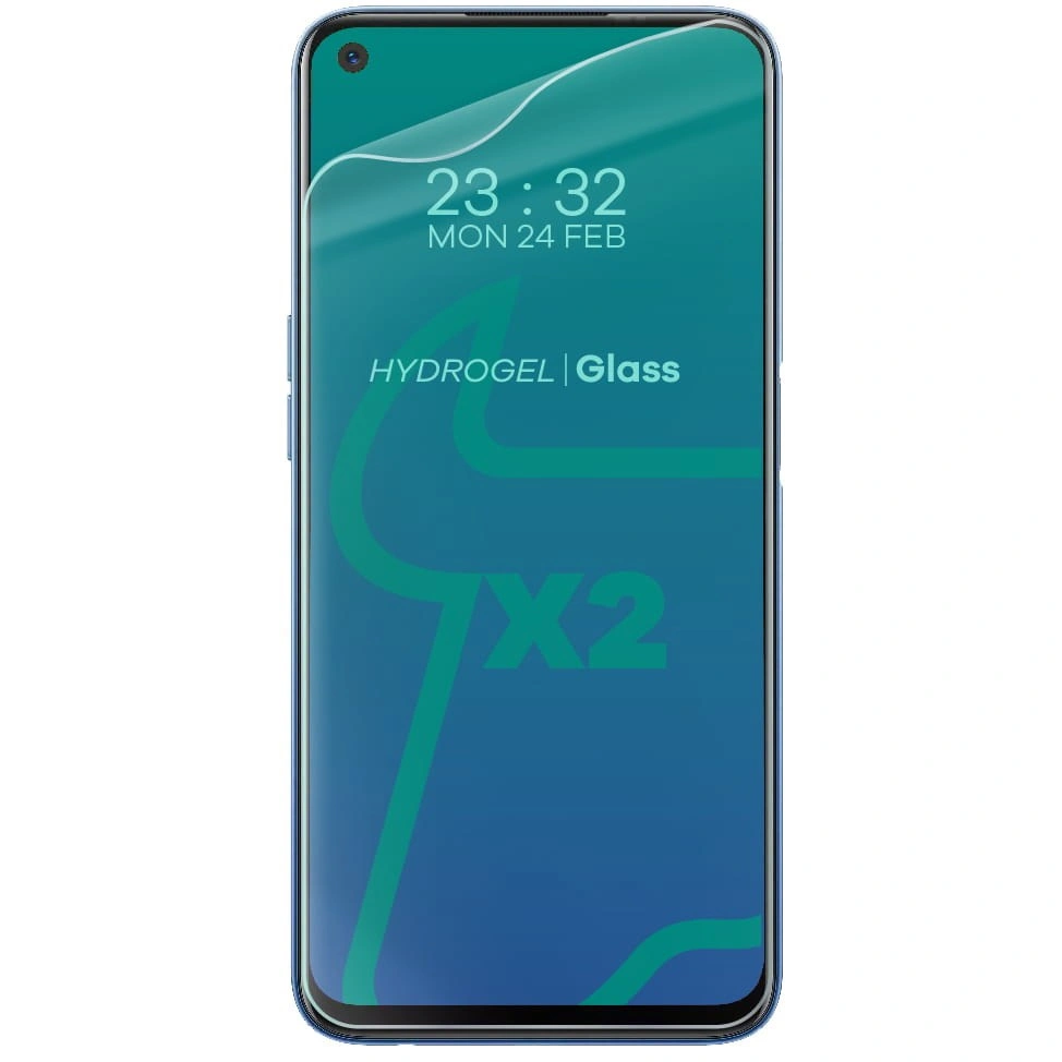 Ochranné sklo Bizon Glass Hydrogel Realme 7 / 7 Pro / 8 / Pro [2 PACK]
