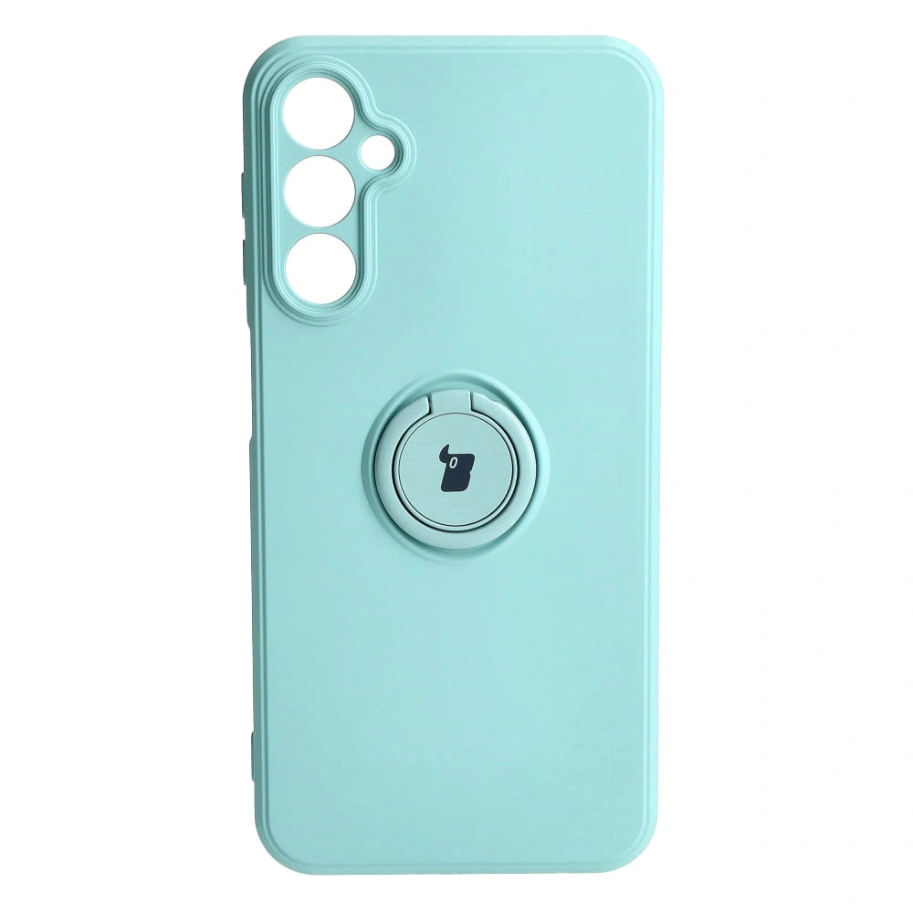 Kryt Bizon Case Silicone Ring Sq Samsung Galaxy A24 turquoise
