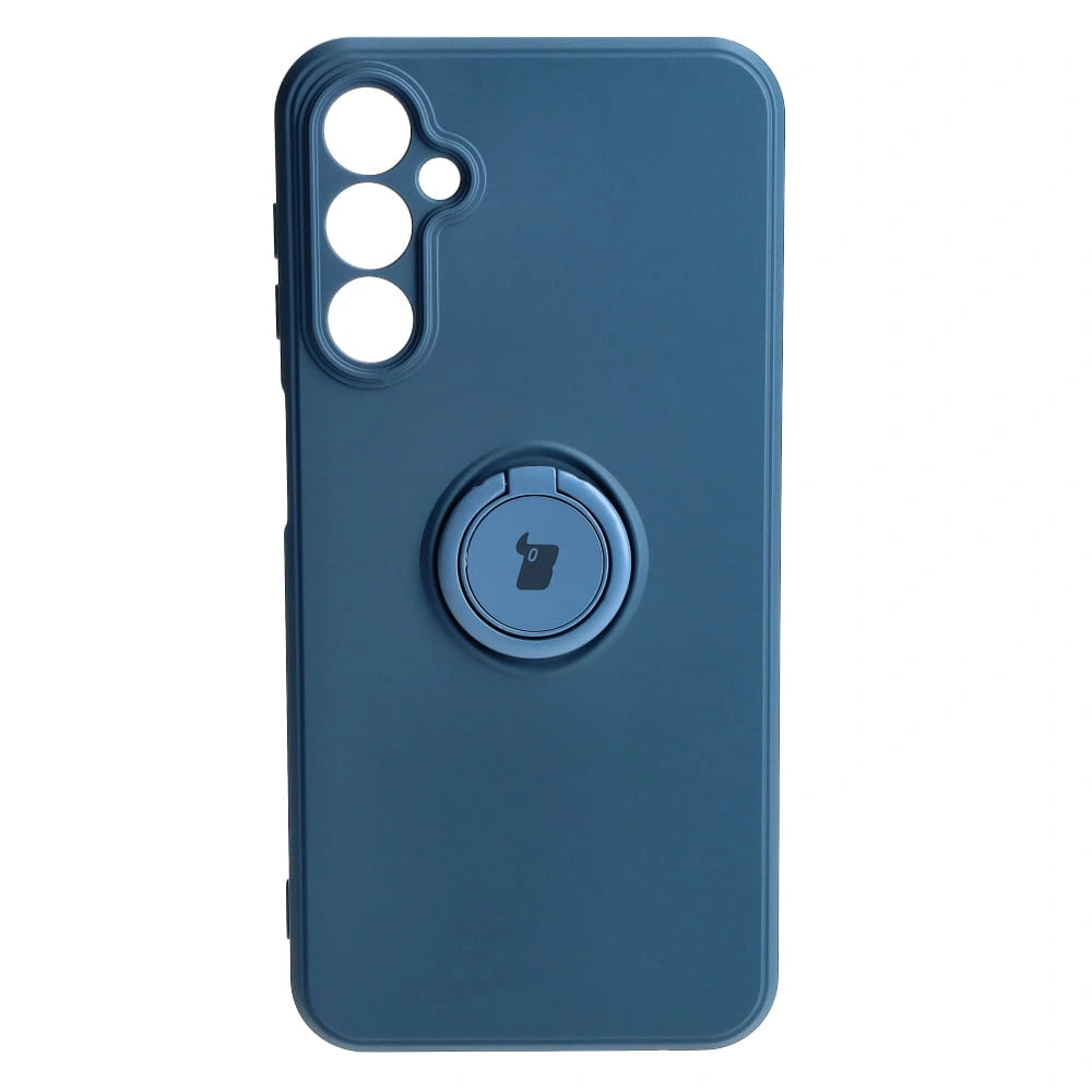 Kryt Bizon Case Silicone Ring Sq Samsung Galaxy A24 navy blue