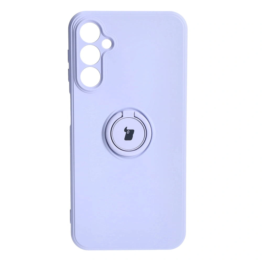 Kryt Bizon Case Silicone Ring Sq Samsung Galaxy A24 light purple