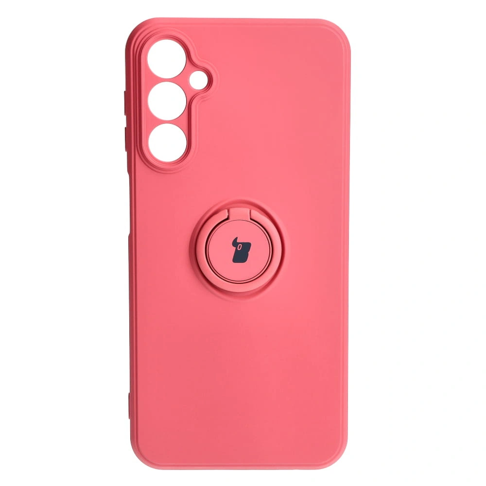 Kryt Bizon Case Silicone Ring Sq Samsung Galaxy A24 dirty pink