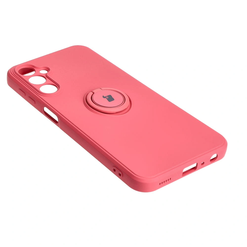 Kryt Bizon Case Silicone Ring Sq Samsung Galaxy A24 dirty pink