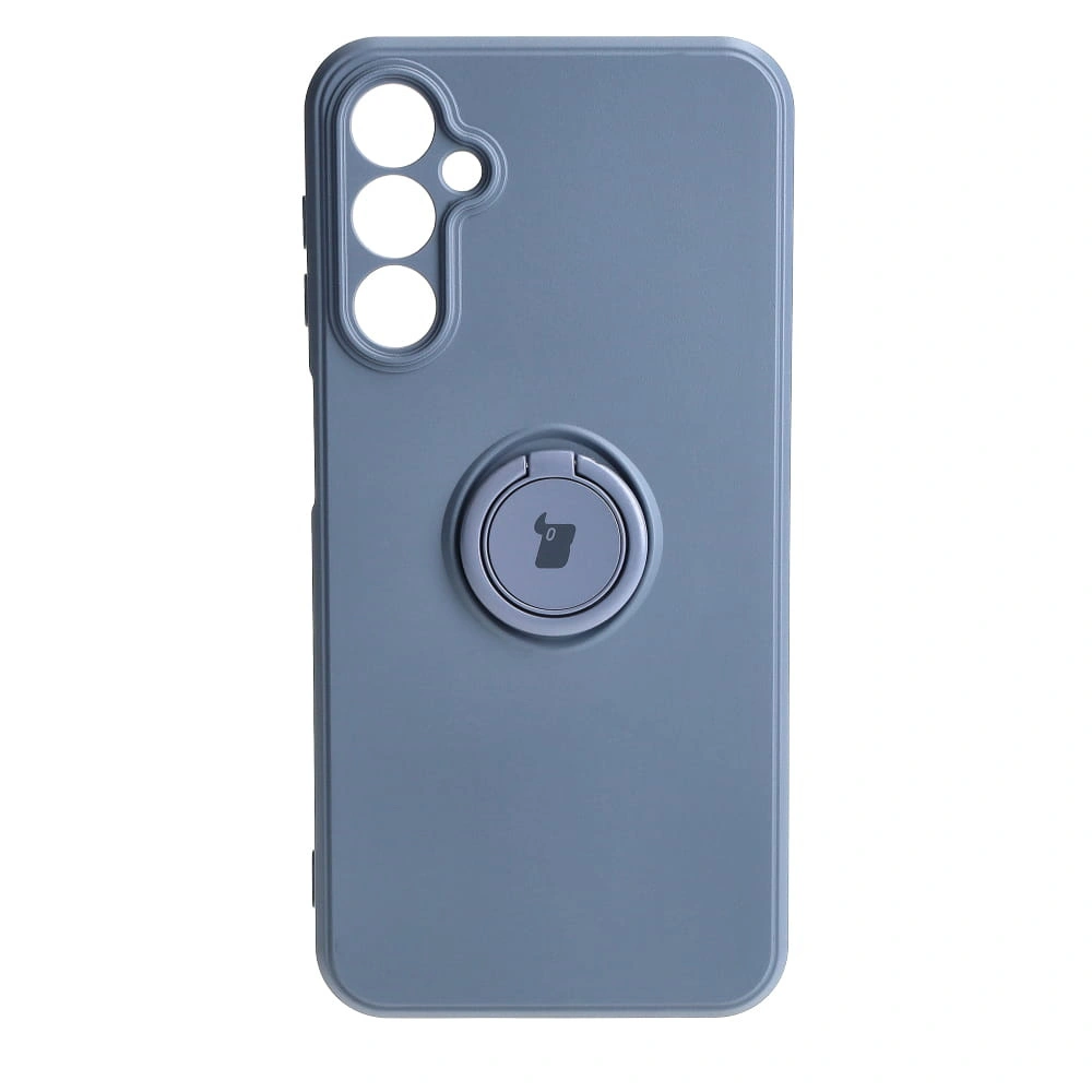 Kryt Bizon Case Silicone Ring Sq Samsung Galaxy A24 grey