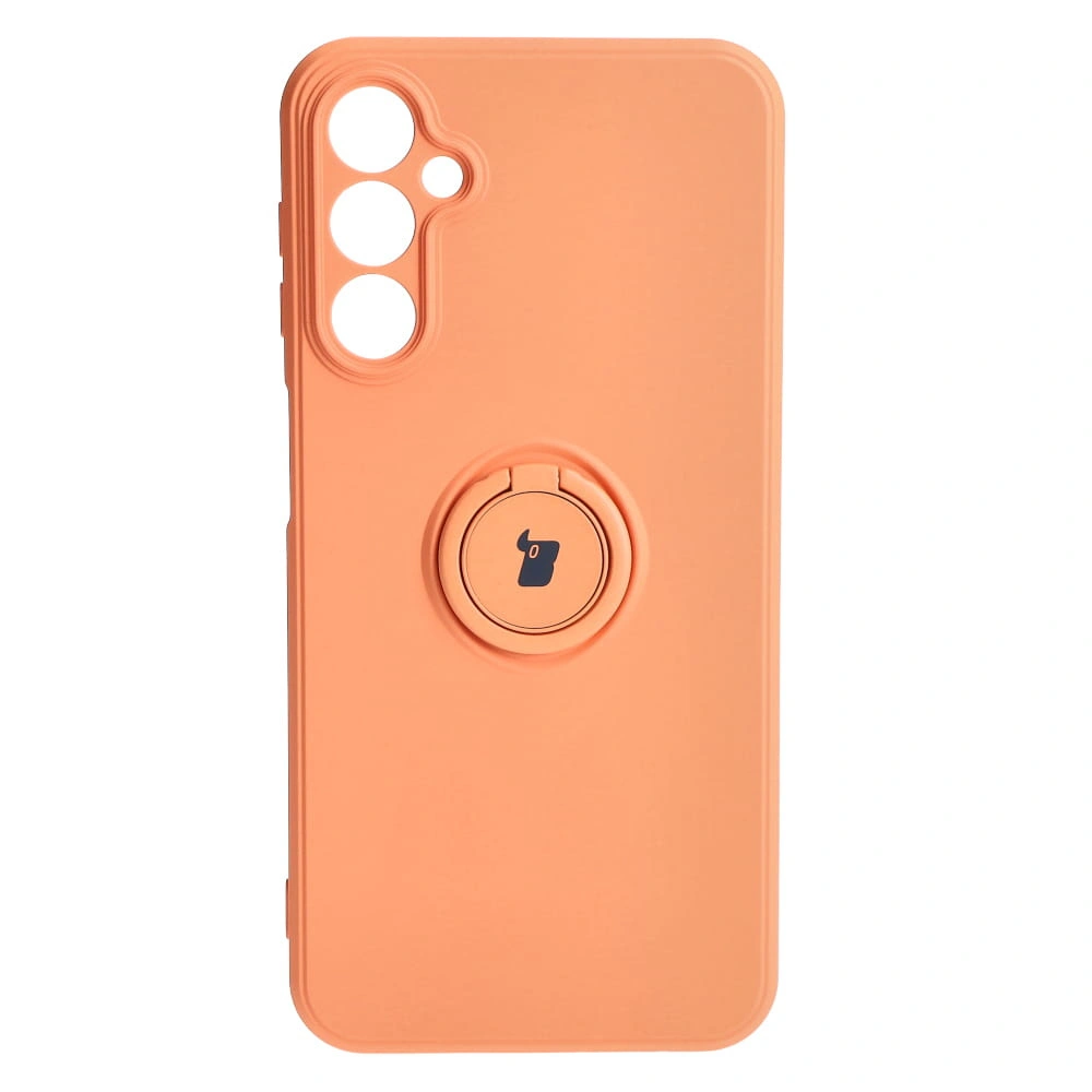 Kryt Bizon Case Silicone Ring Sq Samsung Galaxy A24 orange