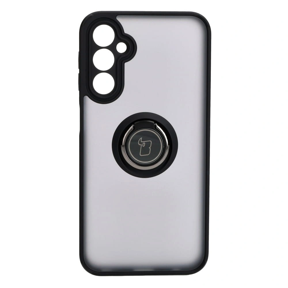 Kryt Bizon Case Hybrid Ring Samsung Galaxy A24 4G smoky with a black frame