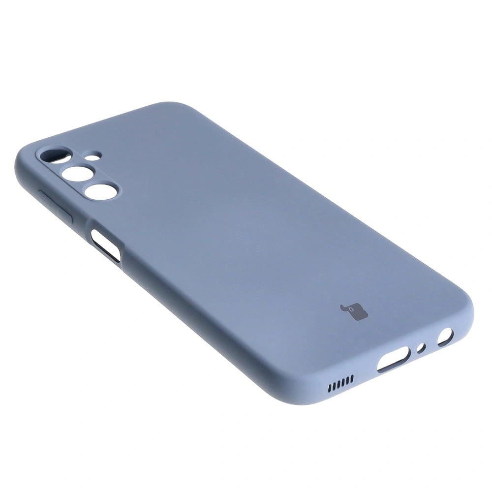 Kryt Bizon Case Silicone Samsung Galaxy A24 4G grey