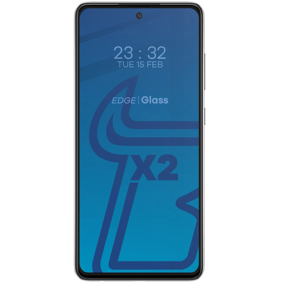 Ochranné sklo Bizon Glass Edge tempered glass - [2 PACK] + lens protection Samsung Galaxy A52s 5G A52 4G/5G black