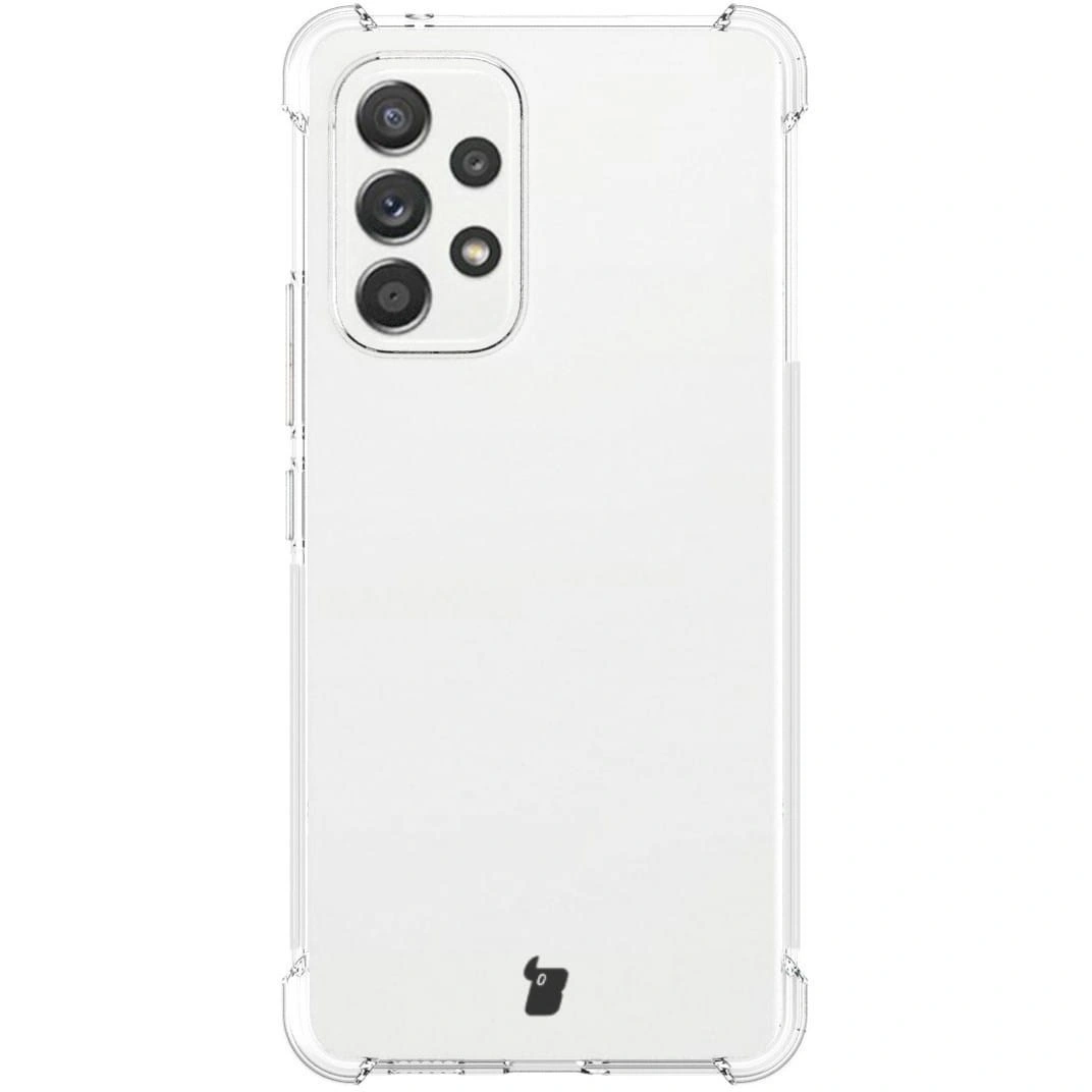 Kryt Bizon Case Clear Pack case + 2x screen glass + lens glass Samsung Galaxy A53 5G clear