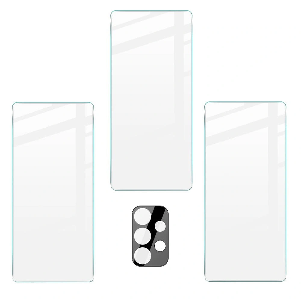 Ochranné sklo Bizon Glass Clear tempered glass - 3 pcs. + lens glass Samsung Galaxy A53