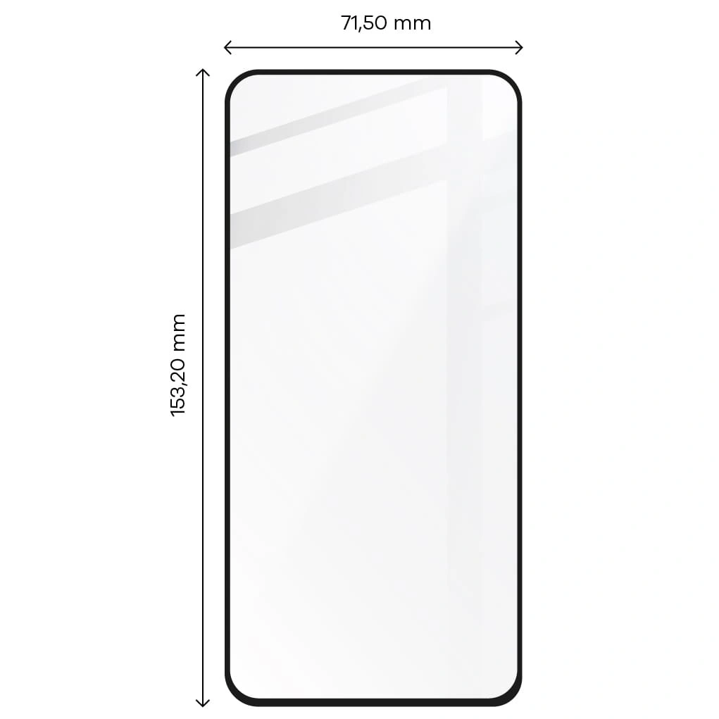Ochranné sklo Bizon Glass Edge 2 Samsung Galaxy A54 5G black