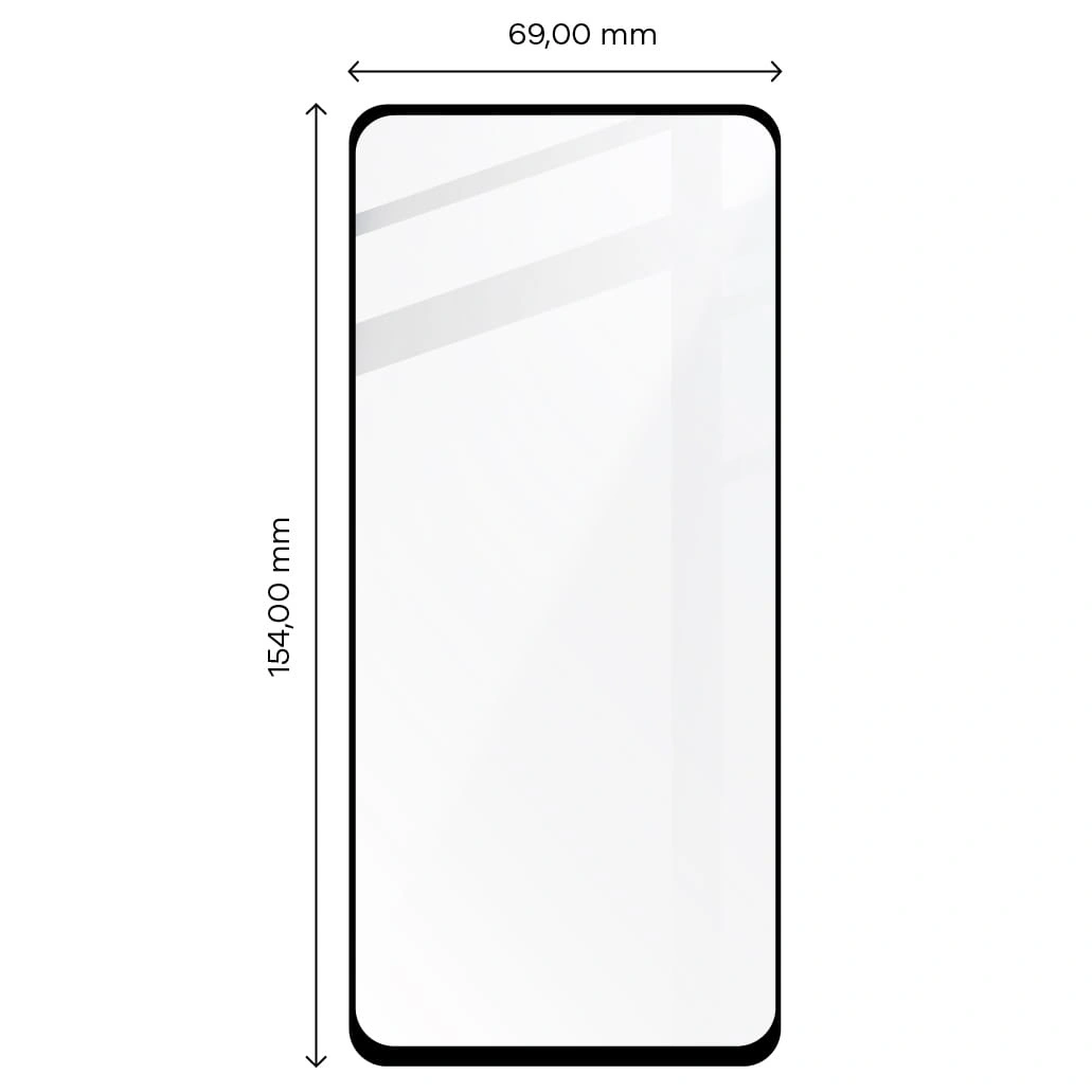 Ochranné sklo Bizon Glass Edge tempered glass - [2 PACK] + lens protection Samsung Galaxy S20 FE black