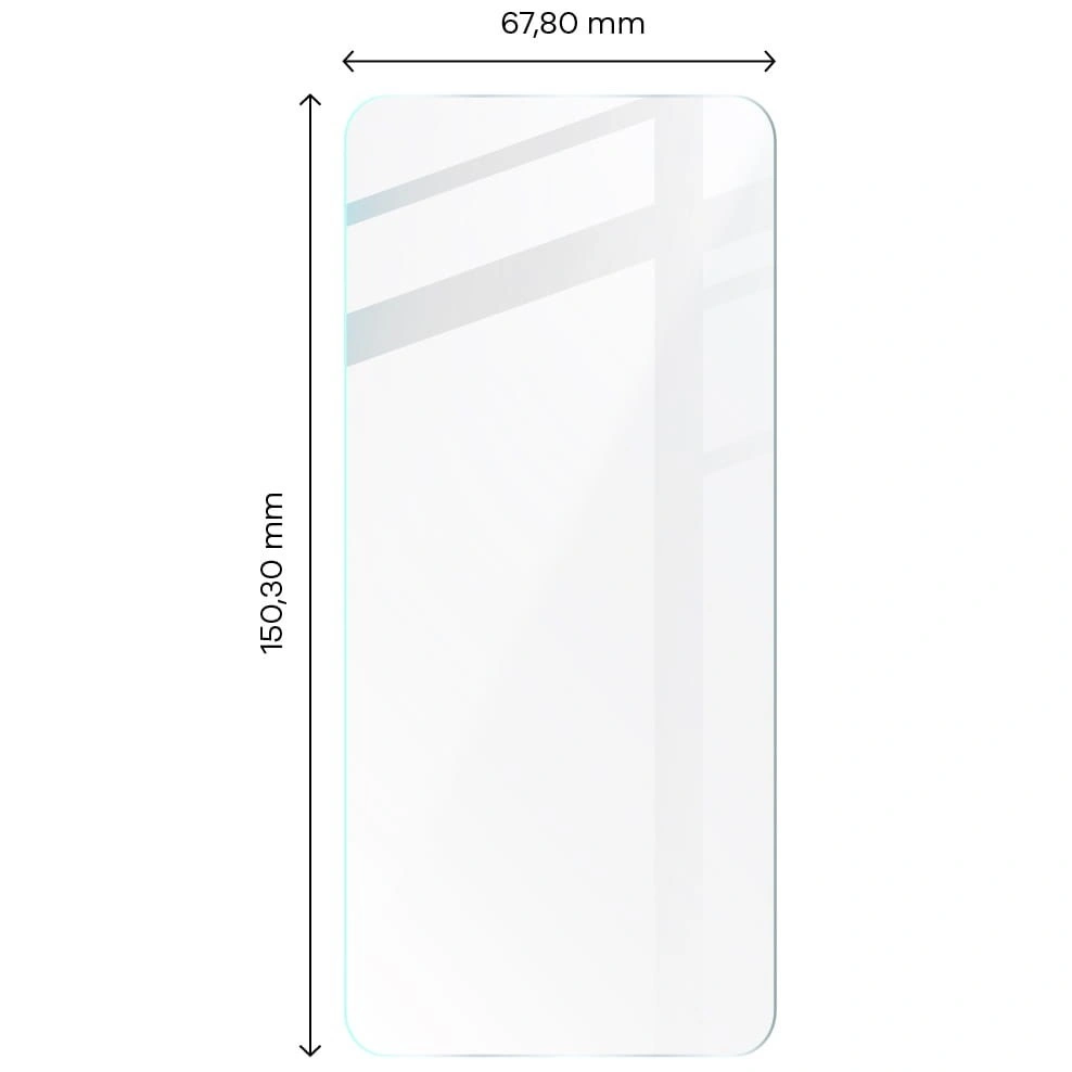 Ochranné sklo Bizon Glass Clear tempered glass - 3 pcs. + lens glass Samsung Galaxy S21 FE