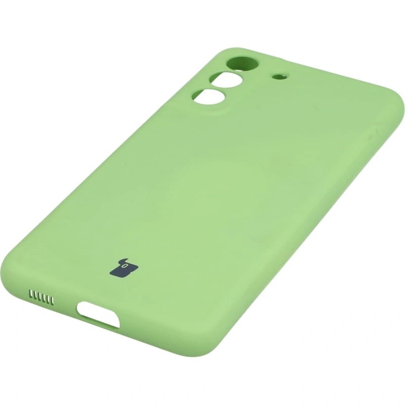 Kryt Bizon Case Silicone Samsung Galaxy S21 FE light green