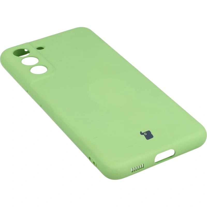 Kryt Bizon Case Silicone Samsung Galaxy S21 FE light green
