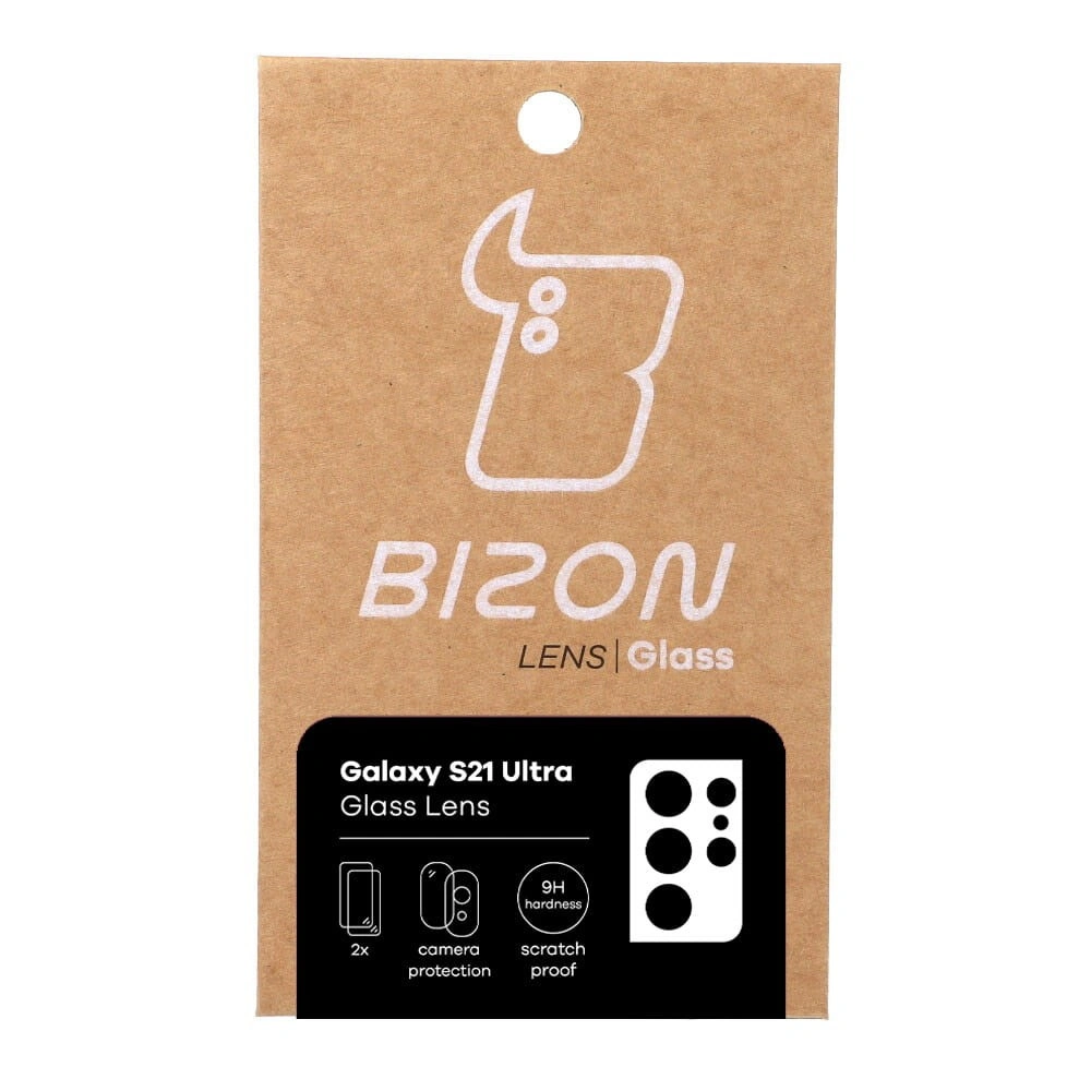 Ochranné sklo Bizon Glass Lens Samsung Galaxy S21 Ultra [2 PACK]