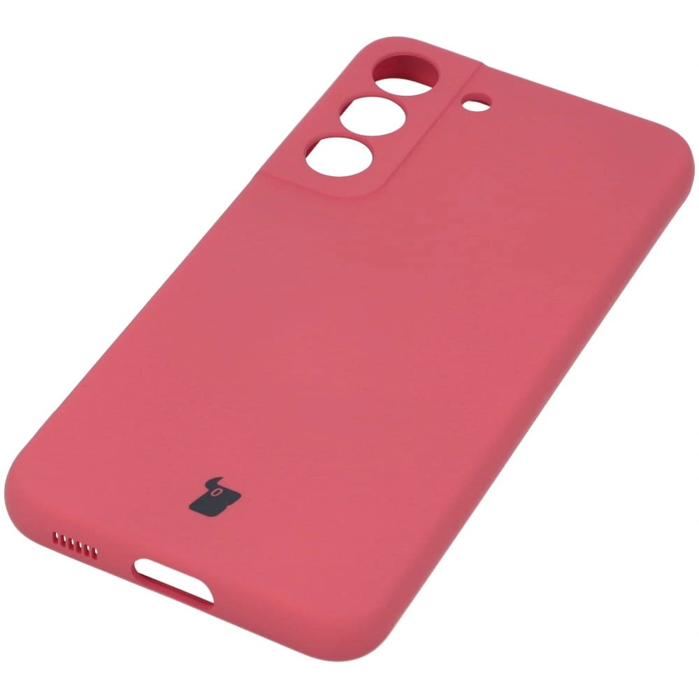 Kryt Bizon Case Silicone Samsung Galaxy S22 dark pink