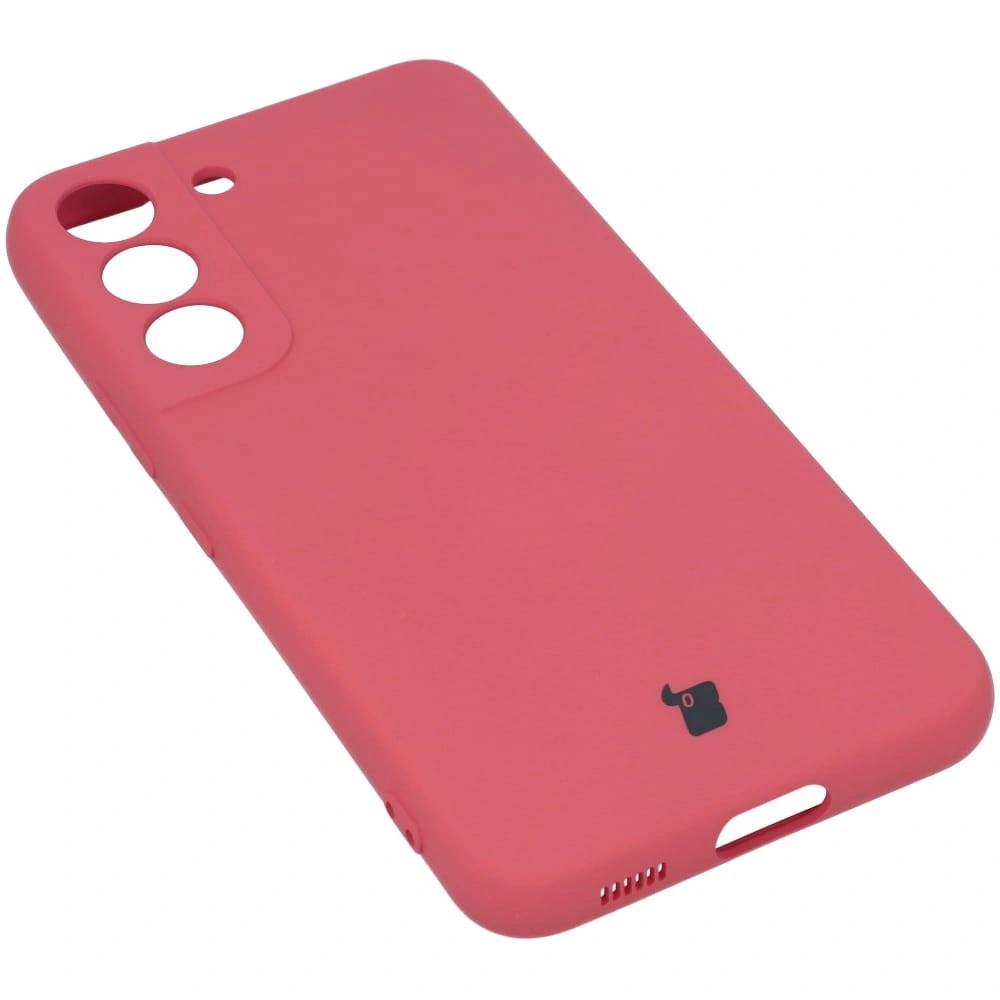 Kryt Bizon Case Silicone Samsung Galaxy S22 dark pink