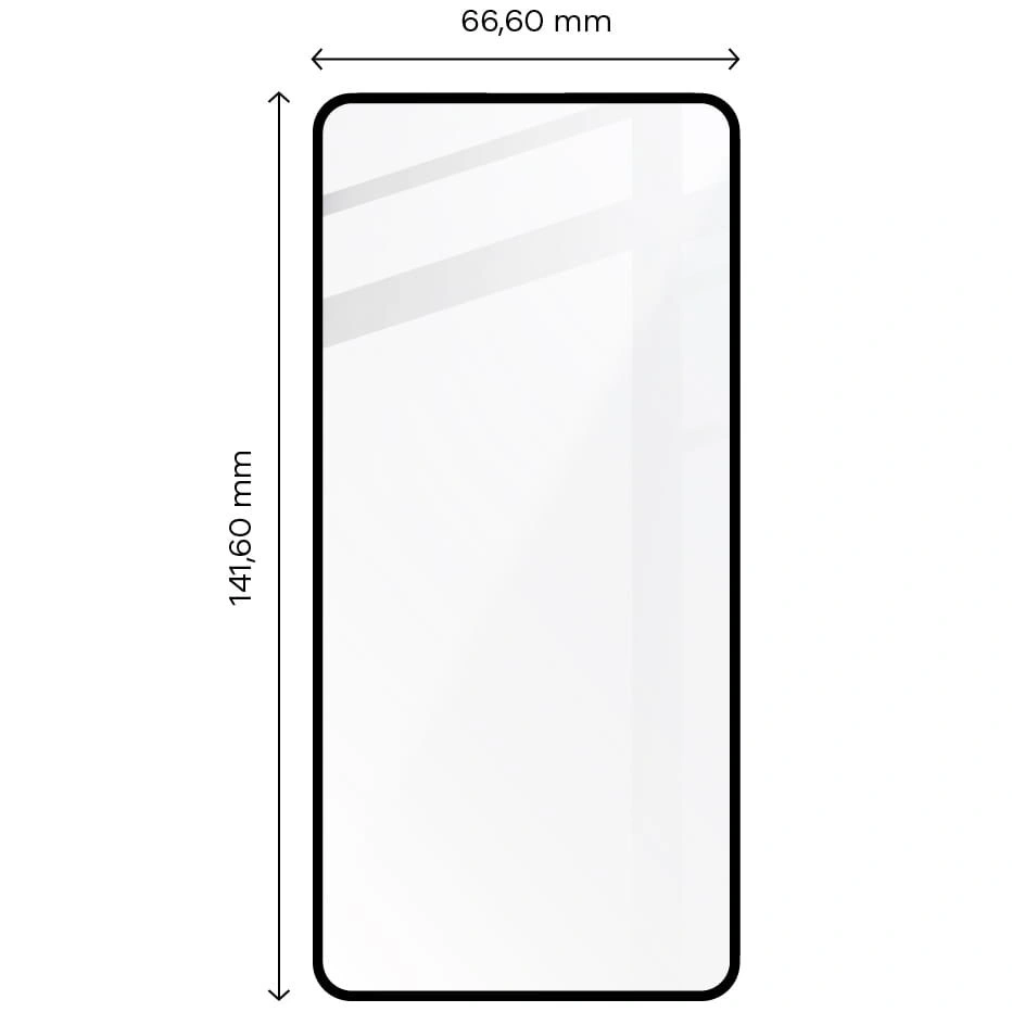 Kryt Bizon Glass Edge Samsung Galaxy S22 black