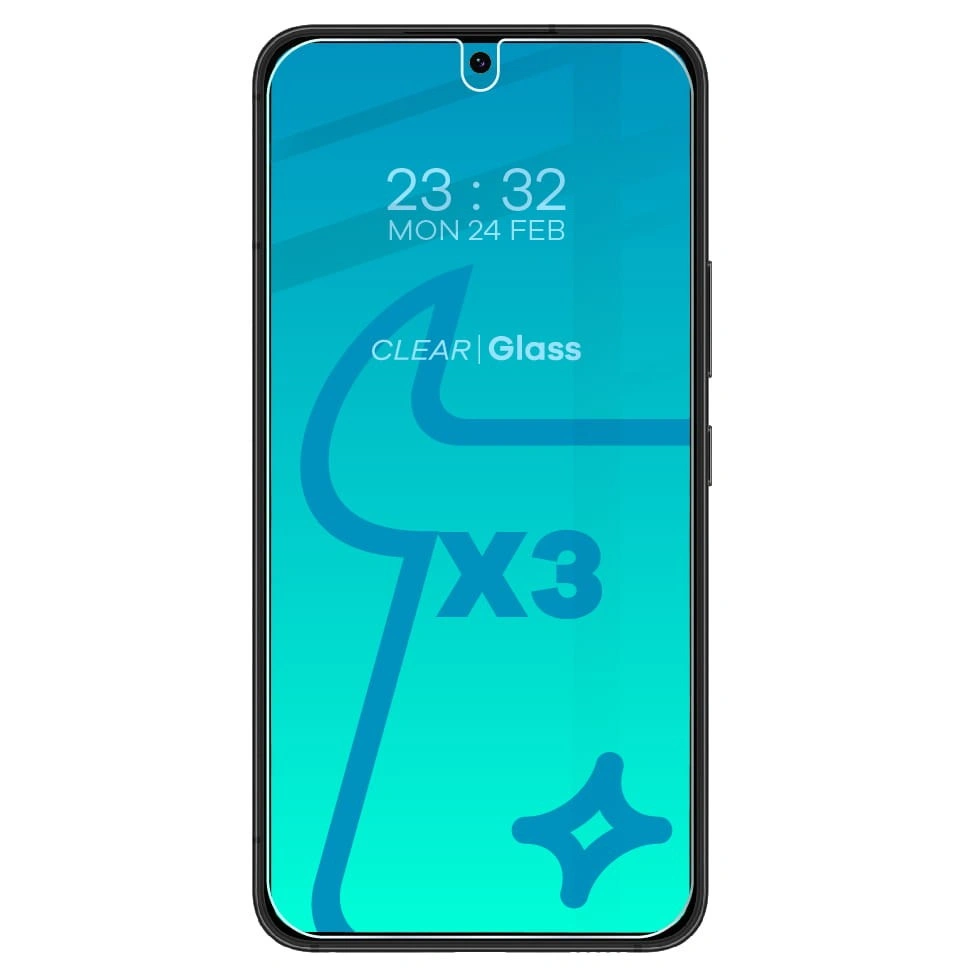 Ochranné sklo Bizon Glass Clear tempered glass - 3 pcs. + lens glass Samsung Galaxy S22 Plus