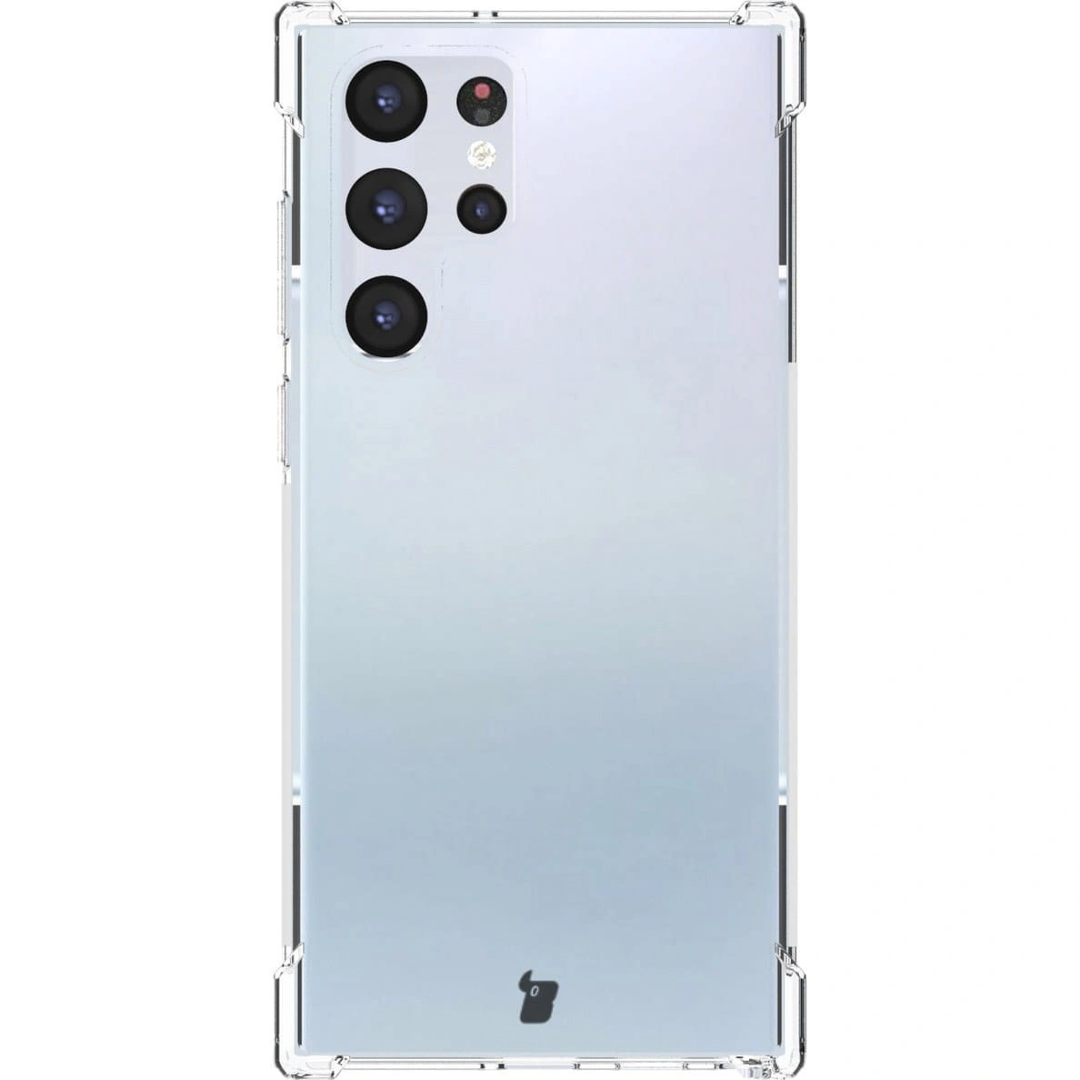 Kryt Bizon Case Clear Pack case + 2x screen film + lens protector Samsung Galaxy S22 Ultra clear