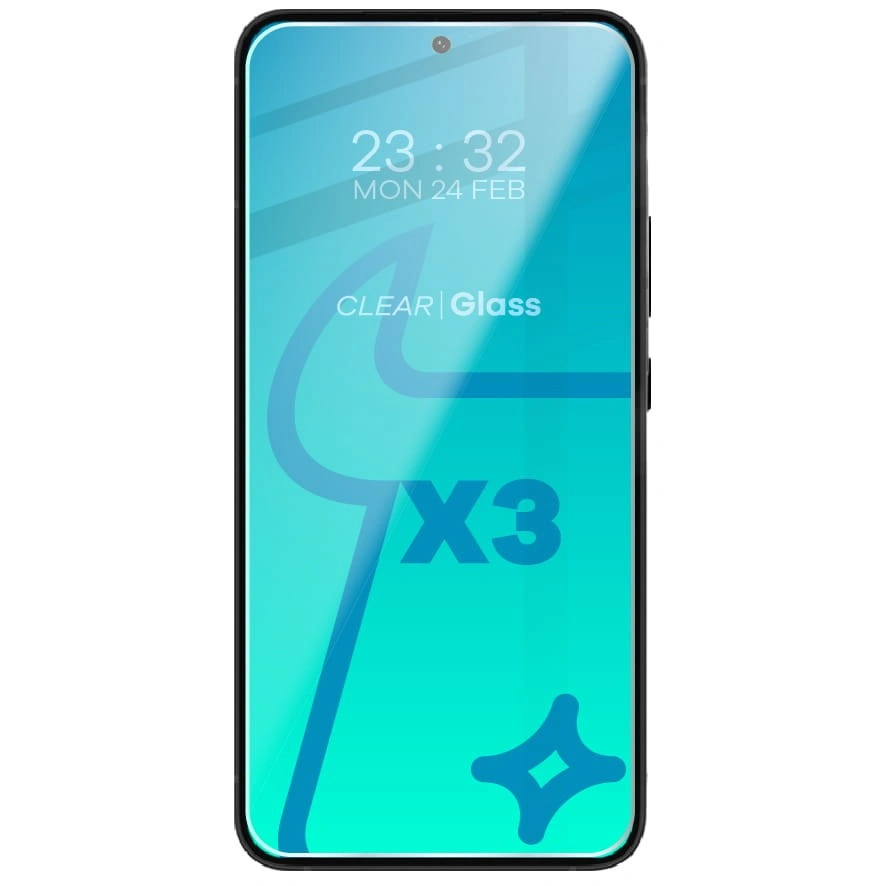Kryt BIZON Clear 2 3x screen glass + camera glass Samsung Galaxy S23