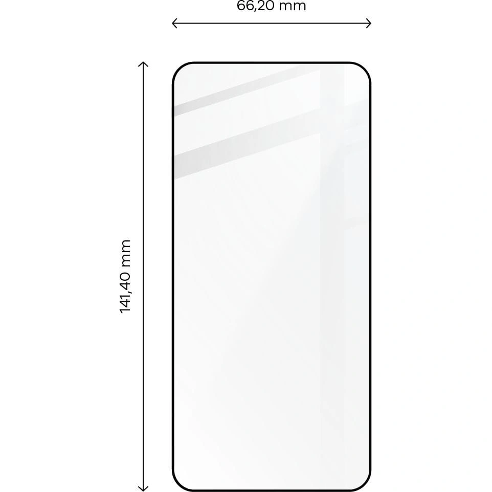 Ochranné sklo Bizon Glass Edge 2 Samsung Galaxy S23 black