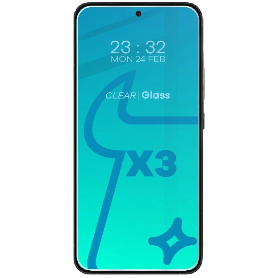 Kryt BIZON Clear 2 3x screen glass + camera glass Samsung Galaxy S23 Plus