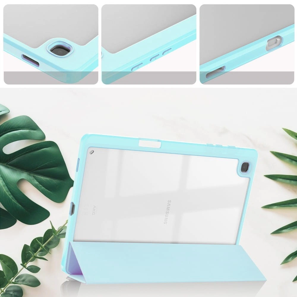 Kryt Bizon Case Tab Clear Matt Samsung Galaxy Tab S6 Lite 2024/2022/2020 blue