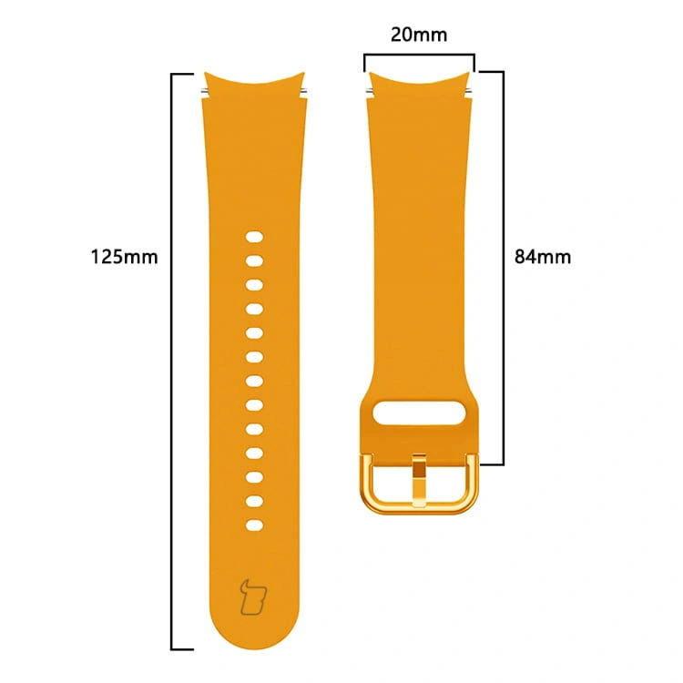 Kryt Bizon Strap Watch Silicone Samsung Galaxy Watch 20 mm carrot