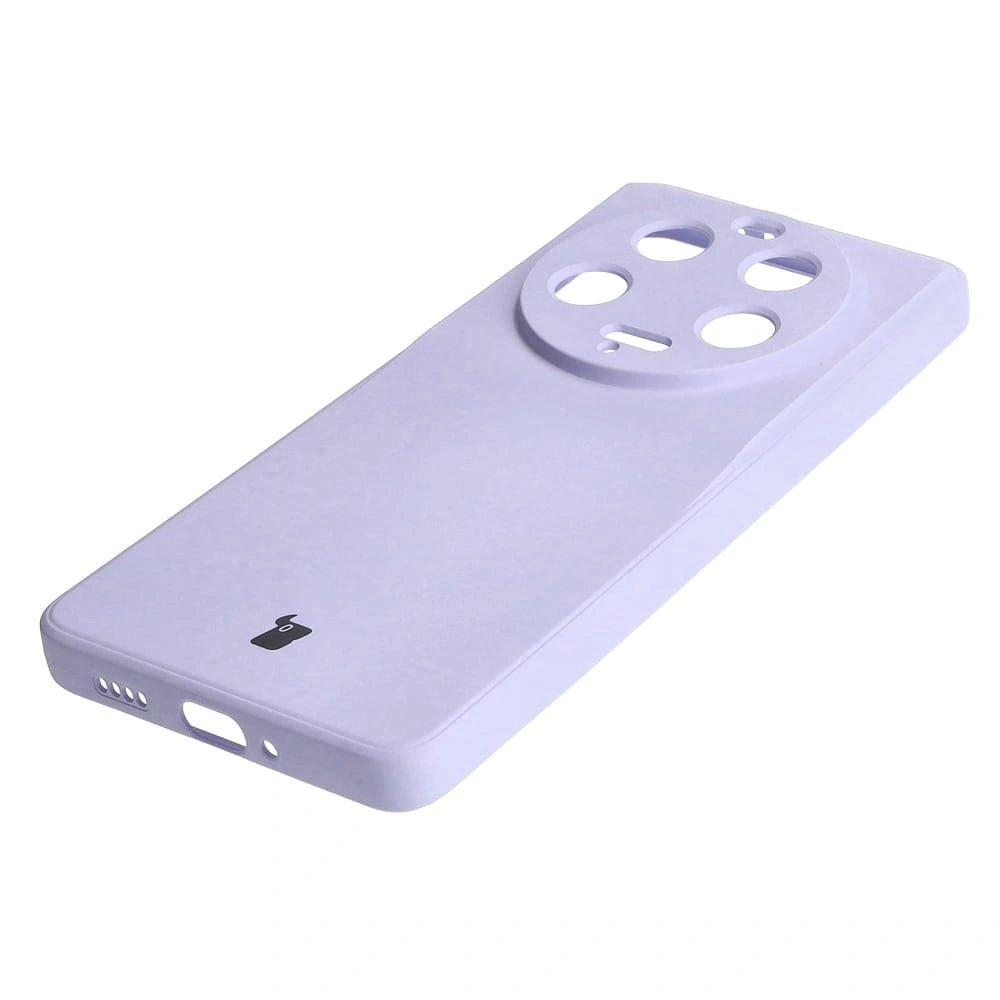 Kryt Bizon Case Silicone Sq Xiaomi 13 Ultra light purple