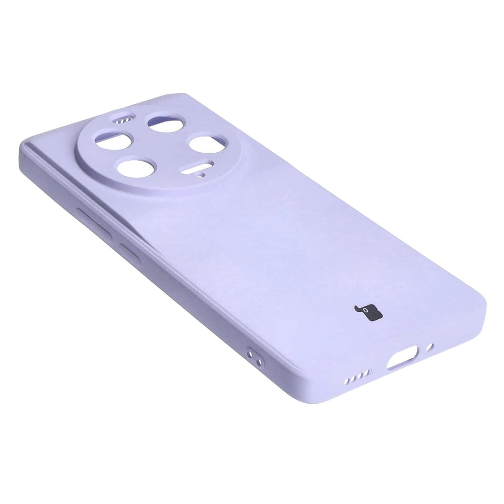 Kryt Bizon Case Silicone Sq Xiaomi 13 Ultra light purple
