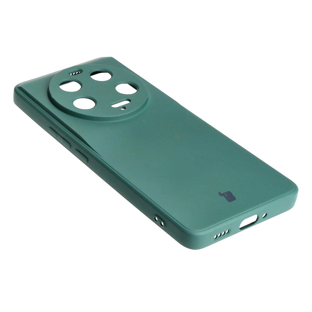 Kryt Bizon Case Silicone Sq Xiaomi 13 Ultra dark green