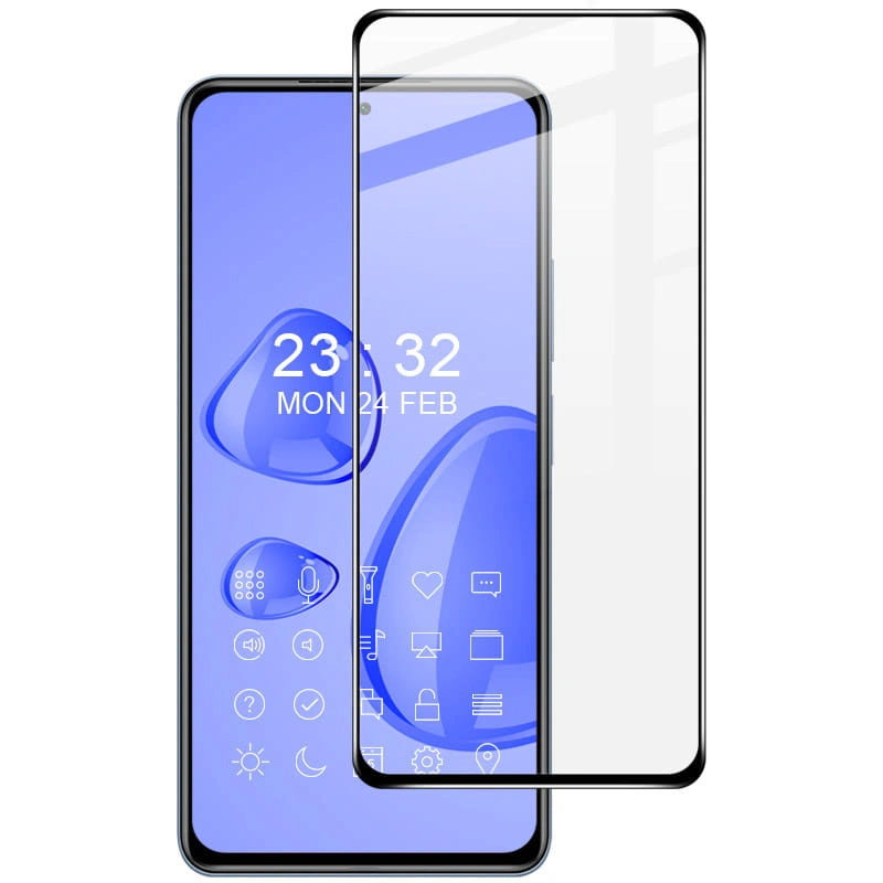 Ochranné sklo Bizon Glass Edge Xiaomi Poco F4 GT black