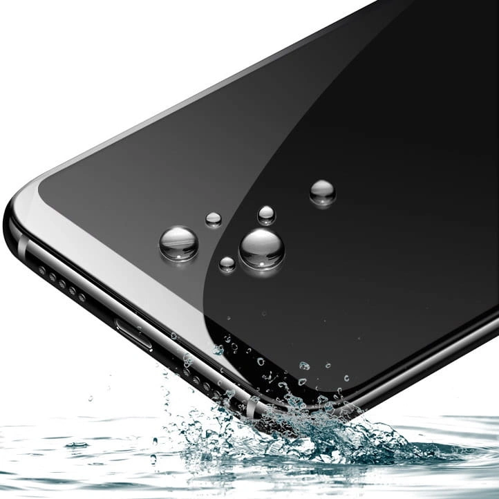 Ochranné sklo Bizon Glass Edge tempered glass - [2 PACK] + lens protection Xiaomi Poco M3 black