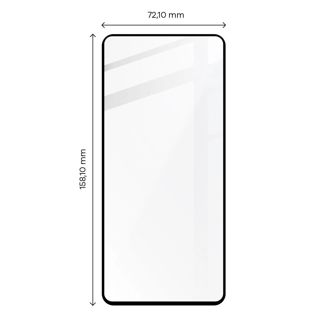 Kryt BIZON Edge 2 2x screen glass + camera glass Poco X5 Pro