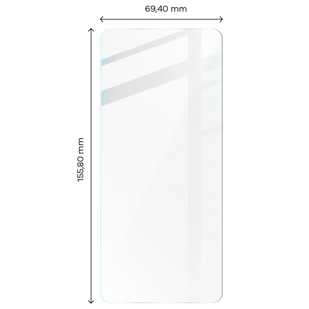 Ochranné sklo Bizon Glass Clear 2 Poco X5 Pro