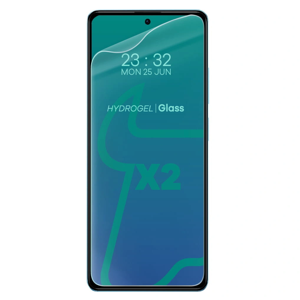 Ochranné sklo Bizon Glass Hydrogel Poco X5 Pro Redmi Note 12 Pro 5G Redmi Note 12 Pro+ 5G [2 PACK]