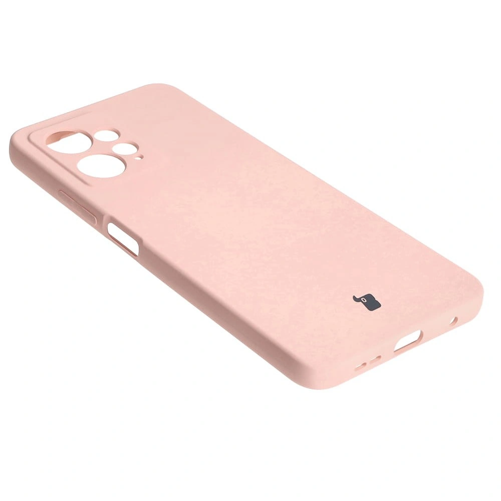 Kryt Bizon Case Silicone Xiaomi Redmi Note 12 4G light pink