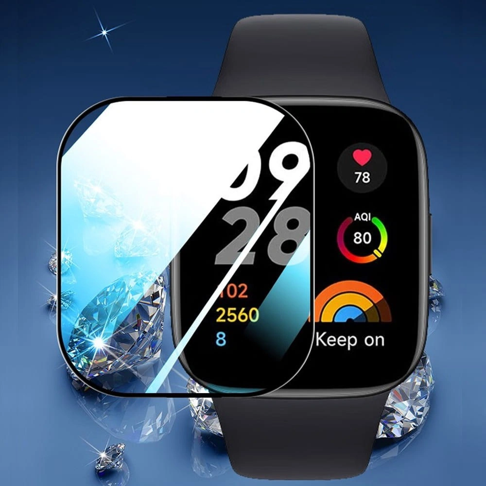 Ochranné sklo Bizon Glass Edge Hybrid Xiaomi Redmi Watch 3 black