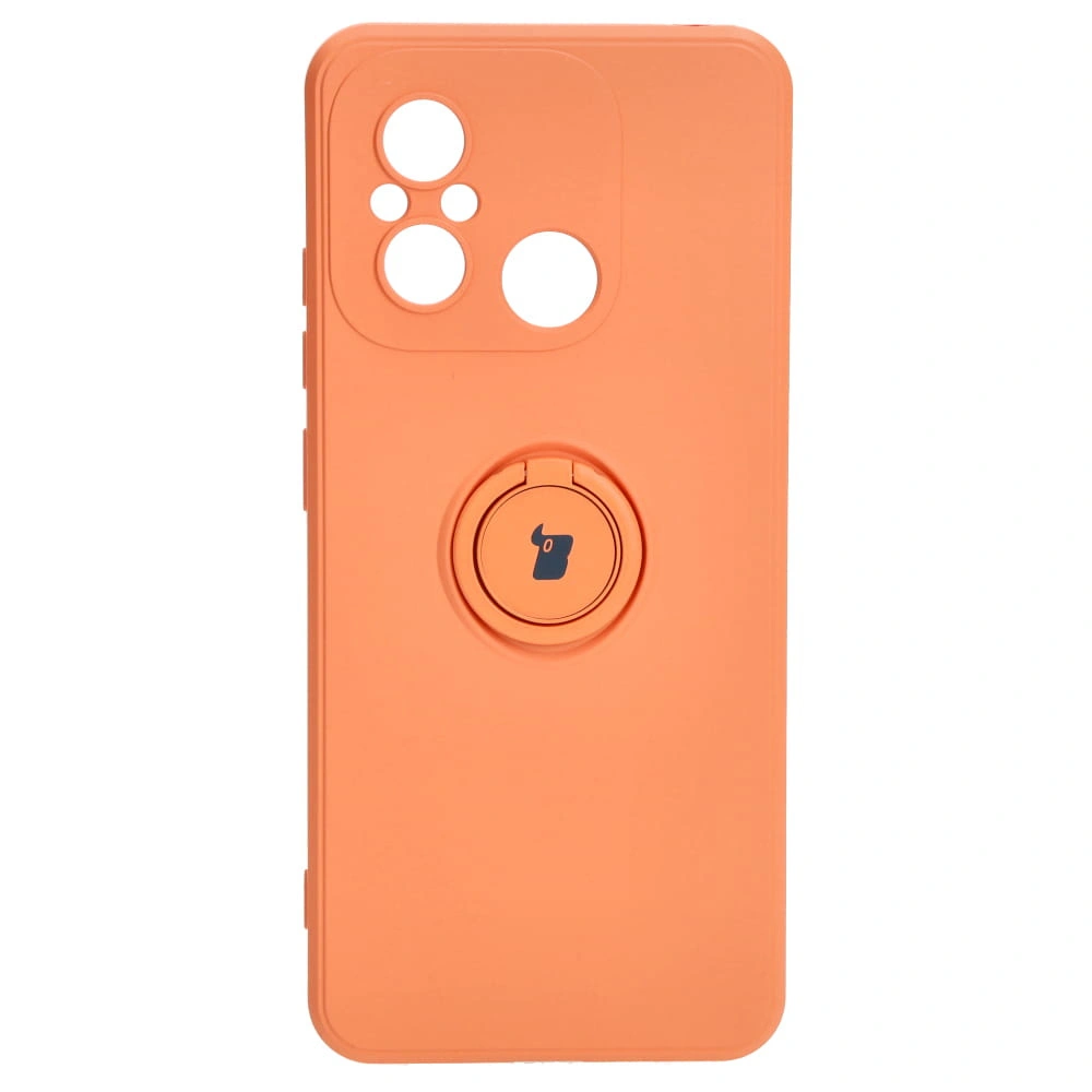 Kryt Bizon Case Silicone Ring Sq Xiaomi Redmi 12C orange