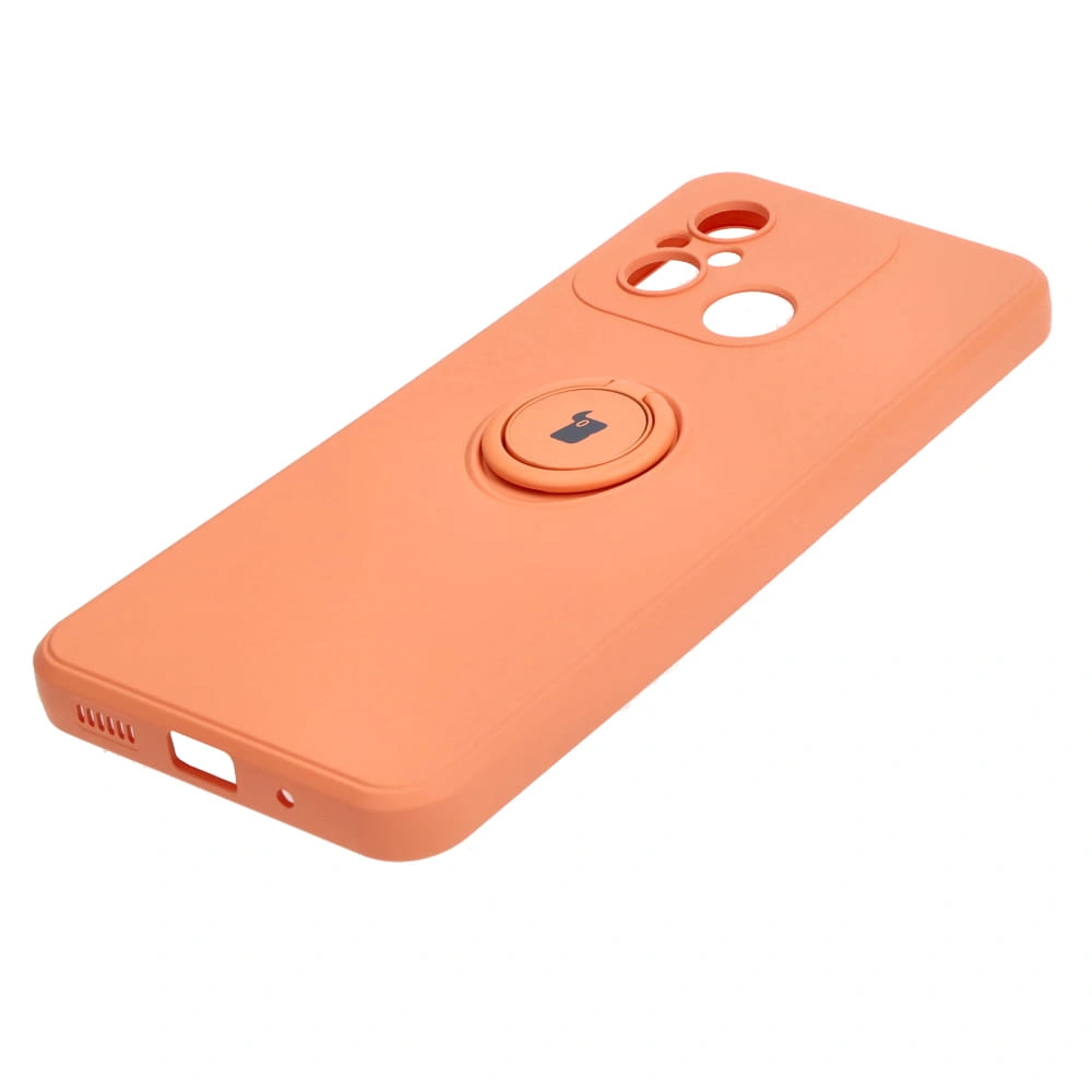 Kryt Bizon Case Silicone Ring Sq Xiaomi Redmi 12C orange