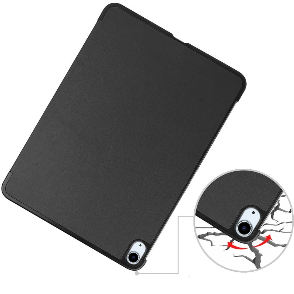Kryt Bizon Case Tab Croc Apple iPad Air 6 / Air 5 / Air 4 black