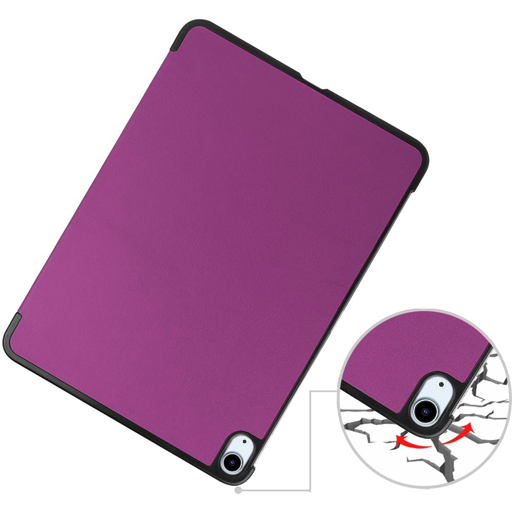 Kryt Bizon Case Tab Croc Apple iPad Air 6 / Air 5 / Air 4 dark purple